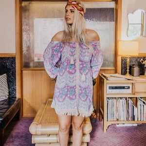 Hippie mini dress